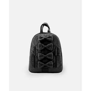 Open Box - 7AM Enfant -  Kids' 14" Bows Puffer Backpack - Black Black